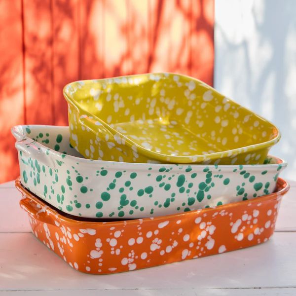 Блюдо для запекания 35x24.1 см, керамика, tangerine, Rafaela COSTA NOVA, VAR351-TAN(VAR351-01016Y)