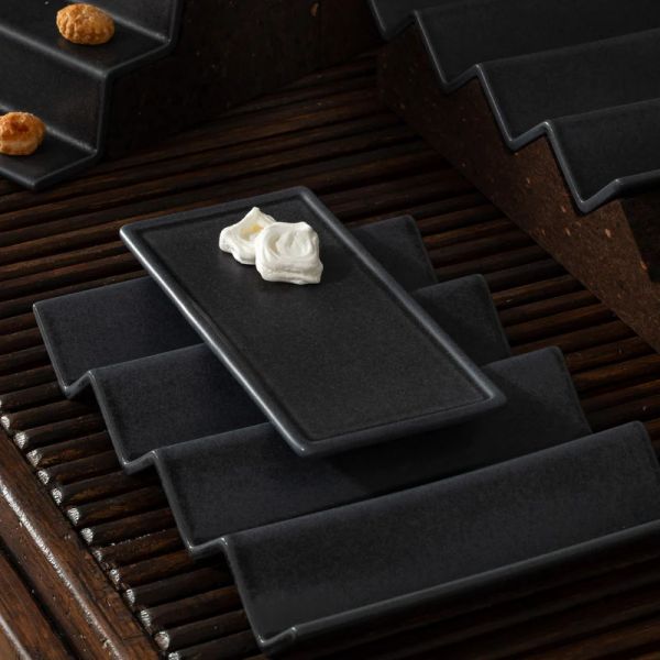 Блюдо прямоугольное 26.3x12.5 см, керамика, Black, ESCADA COSTA NOVA, WWR261-BLK(WWR261-VC7242)