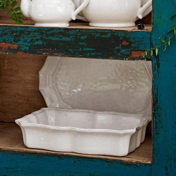 Блюдо для запекания 34.5x24.9 см, керамика, White, IMPRESSIONS COSTA NOVA, IM522-WHI(SR351-00804A)