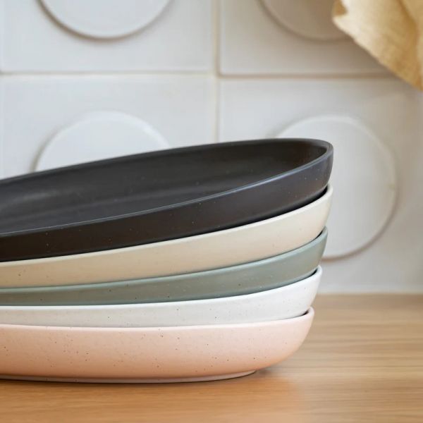 Блюдо овальное 32x20.5 см, керамика, Vanilla, PACIFICA COSTA NOVA, SOA321-VAN(SOA321-VC7208)