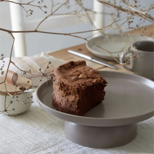 Блюдо на ножке 26.8 см, керамика, Chestnut, PACIFICA COSTA NOVA, SOP272-CHS(SOP272-836)