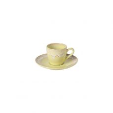 Кофейная пара 100 мл, керамика, Yellow, TAORMINA COSTA NOVA, TA615-SND(COCS02-02324P)