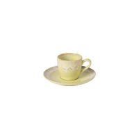 Кофейная пара 100 мл, керамика, Yellow, TAORMINA COSTA NOVA, TA615-SND(COCS02-02324P)