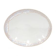 Блюдо овальное 41.3x33.1 см, керамика, White, TAORMINA COSTA NOVA, TA645-WHI(SLA401-01017S)