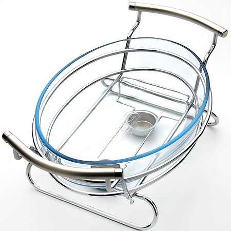 Овальный мармит со свечой 3 л Mayer&Boch