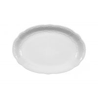 Блюдо овальное 31.7х2.4 см Salzburg, белый фарфор SELTMANN