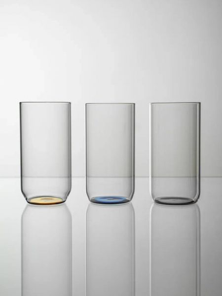 Стакан 400 мл, желтый, стекло, 1966