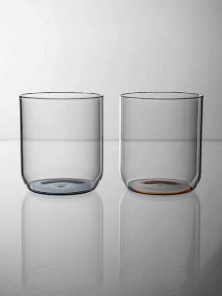 Стакан 350 мл, желтый, стекло, 1966