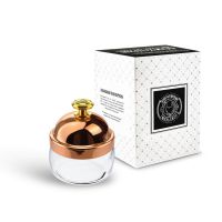 Банка под сыпучие продукты 420 мл 'КМ' с медной крышкой