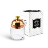 Банка под сыпучие продукты 920 мл 'КМ' с медной кованой крышкой