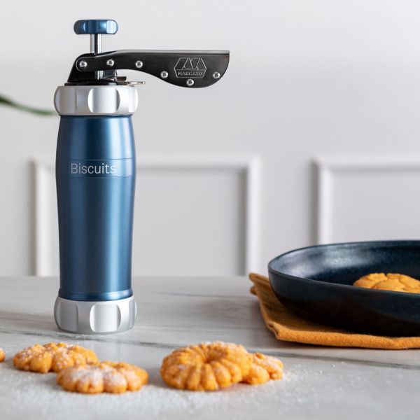 Пресс для печенья Marcato, цвет голубой BI-DES-POWD-BLU