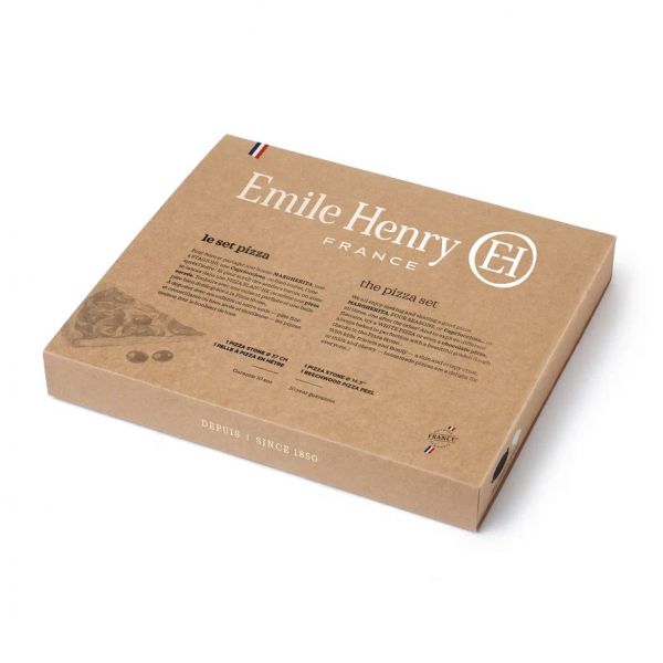 Набор для пиццы: блюдо и доска, цвет базальт, Emile Henry 799714