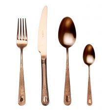 Набор столовых приборов GUEL COPPER HERDMAR, нержавеющая сталь 18/10, цвет медный, 24 предмета