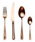 Набор столовых приборов GUEL COPPER HERDMAR, нержавеющая сталь 18/10, цвет медный, 24 предмета