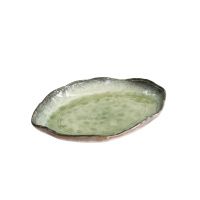Тарелка Yamasaku Green Oblong 25.8x18.4x3.6 см, керамика TOKYO DESIGN