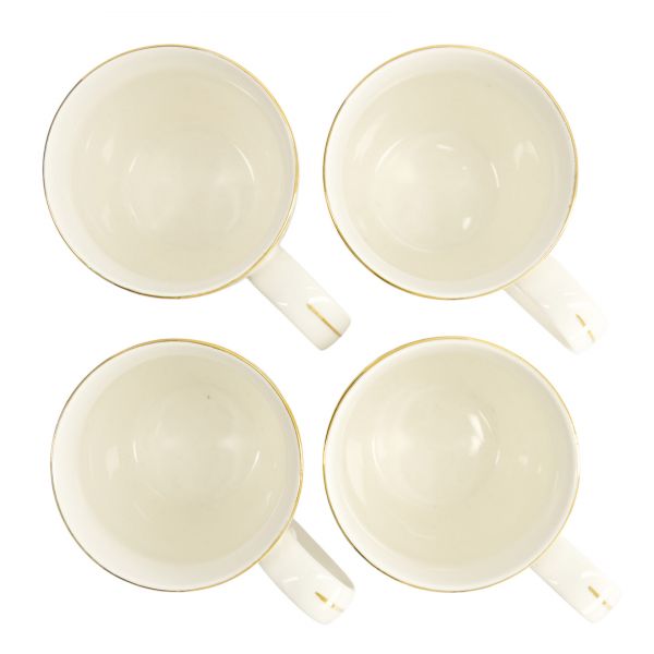 Набор кружек Nippon White Gold 4 шт, 8.5x10.2 см, 340 мл,фарфор TOKYO DESIGN
