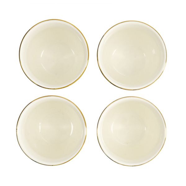 Набор кружек Nippon White Gold 4 шт, 6.7x7.7 см, 170 мл, фарфор TOKYO DESIGN
