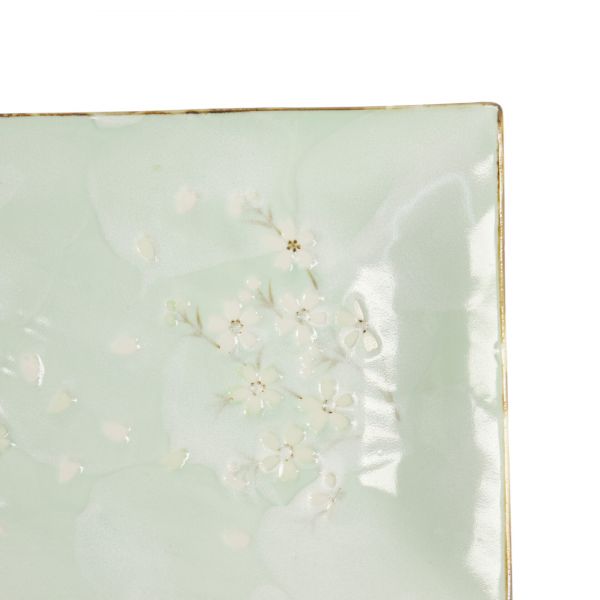 Блюдо Green Cosmos 33.2x19.3x2.2 см, керамика TOKYO DESIGN