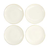 Набор тарелок Tokyo Design Nippon Rim gold, 4шт, 15 см, фарфор TOKYO DESIGN