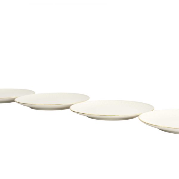 Набор тарелок Tokyo Design Nippon Rim gold, 4 шт, 15 см, фарфор TOKYO DESIGN
