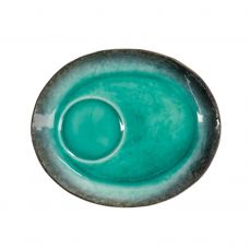 Тарелка Yamasaku Turquoise 18x14x2 см, , керамика TOKYO DESIGN