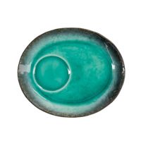 Тарелка Yamasaku Turquoise 18x14x2 см, , керамика TOKYO DESIGN