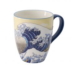 Кружка Kawaii Hokusai 8.5 × 10.2 см, 340 мл, фарфор TOKYO DESIGN