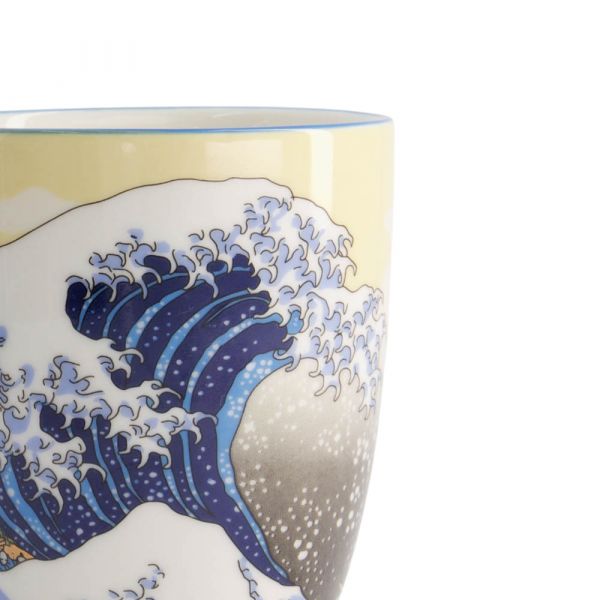 Кружка Kawaii Hokusai 8.5 × 10.2 см, 340 мл, фарфор TOKYO DESIGN