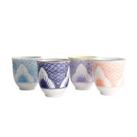 Набор Lily Flower 4 кружки 7.8x8.2 см, 250 мл, фарфор TOKYO DESIGN
