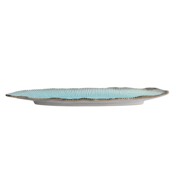 Тарелка Yamasaku Green Oblong 33x13.5x2.5 см, керамика TOKYO DESIGN