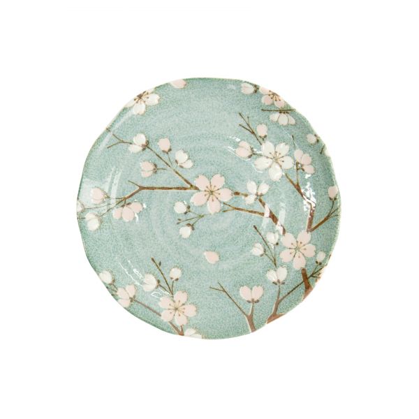 Тарелка Fujisakura Green 16.5x2 см, фарфор TOKYO DESIGN
