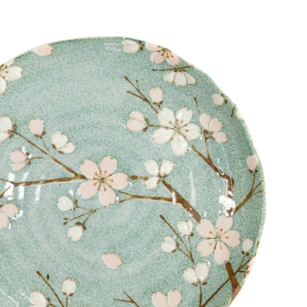 Тарелка Fujisakura Green 16.5x2 см, фарфор TOKYO DESIGN

