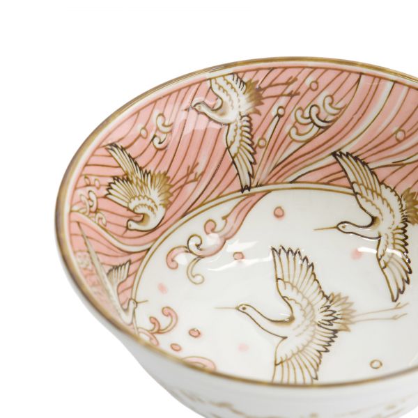 Чаша Crane Pink 15.2x6.7 см, 500 мл, фарфор TOKYO DESIGN
