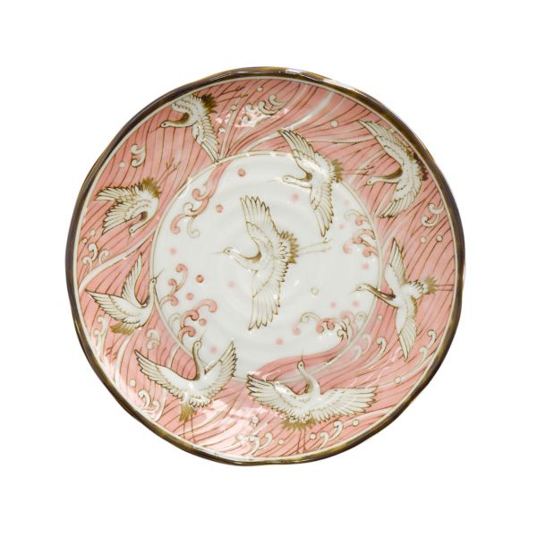 Тарелка Crane Pink 16.5x2 см, фарфор TOKYO DESIGN
