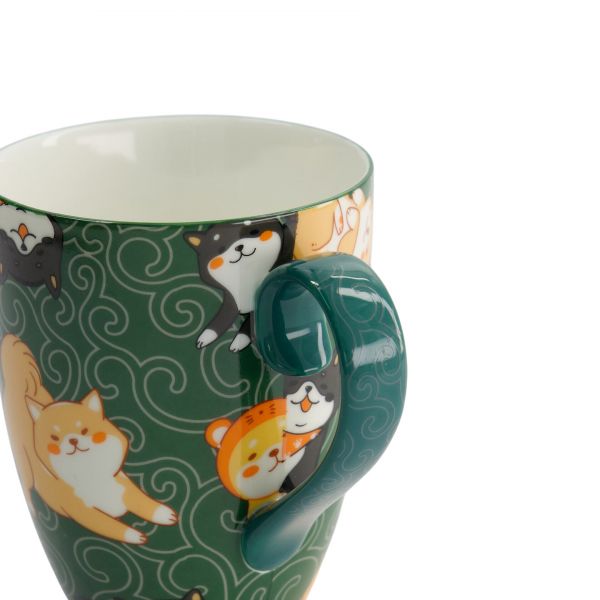 Кружка Kawaii Shiba 8.5x10.2 см, 340 мл, фарфор TOKYO DESIGN
