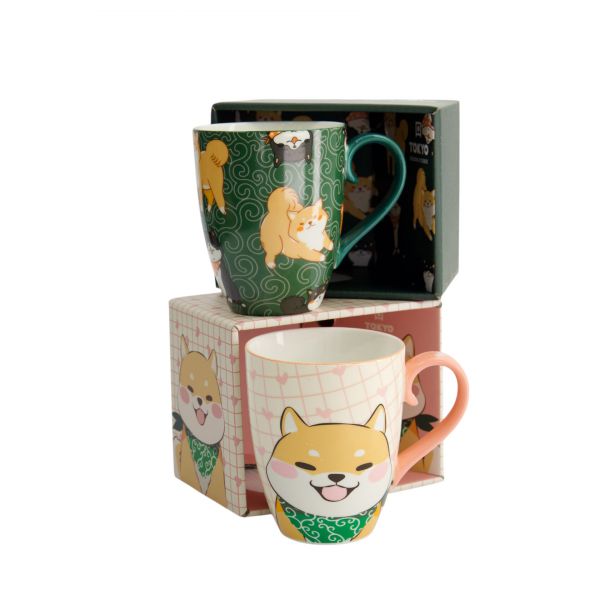 Кружка Kawaii Shiba 8.5x10.2 см, 340 мл, фарфор TOKYO DESIGN