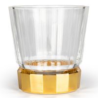 Стакан MACASSAR TUMBLER, хрусталь, золото Cre Art