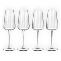 Набор бокалов для игристых вин PROSECCO FLUTE 210 мл, 4 шт, Optica, A13189G1002AA02, LUIGI BORMIOLI