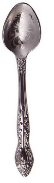 Ложка кофейная с рисунком М-3 'Тройка' 