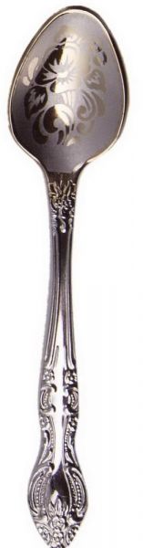 Ложка кофейная с рисунком НТ М-3 'Тройка' 