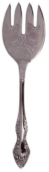 Вилка для раскладки рыбы с рисунком М-3 'Тройка' 