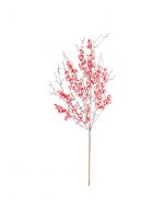 Ветка декоративная 60 см, пластик/металл, Красные ягоды, Interior bright ANNA LAFARG