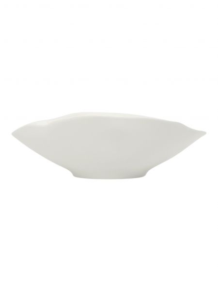 Салатник 22х18 см, 500 мл, фарфор, белый, Волнистый край, White ocean ANNA LAFARG