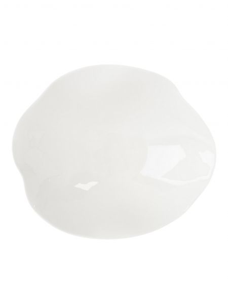 Салатник 22х18 см, 500 мл, фарфор, белый, Волнистый край, White ocean ANNA LAFARG