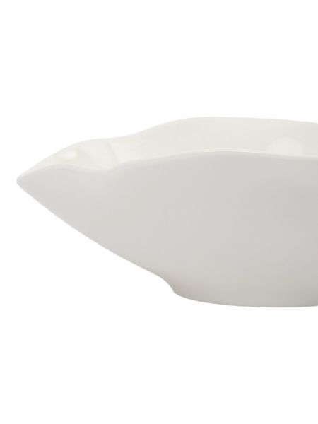 Салатник 22х18 см, 500 мл, фарфор, белый, Волнистый край, White ocean ANNA LAFARG