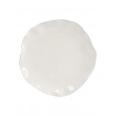 Тарелка обеденная 26 см, фарфор, белая, Волнистый край, White ocean ANNA LAFARG