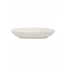 Тарелка суповая 22 см, 600 мл, фарфор, белая, Волнистый край, White ocean ANNA LAFARG