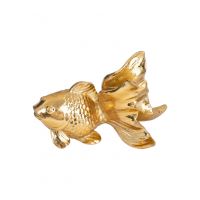 Статуэтка 15х8х10 см, полирезин, золотистая, Рыбка, Sea ANNA LAFARG
