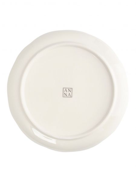 Тарелка обеденная 25 см, керамика, белая, Сливы, Plum Orchard ANNA LAFARG