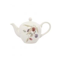 Чайник заварочный 1.2 л, керамика, белый, Сливы, Plum Orchard ANNA LAFARG